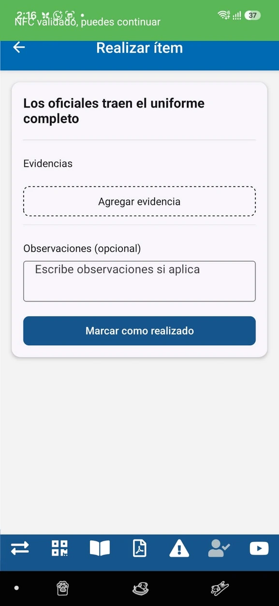 NFC Tracking
